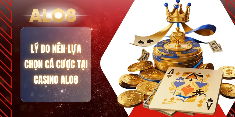 Lý do nên lựa chọn cá cược tại casino ALO8